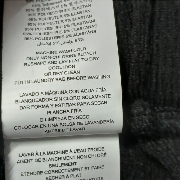 Michael Kors Pants Womens Large Petite Black Cropped Pull On Classic NWT Pockets - Picture 9 of 9